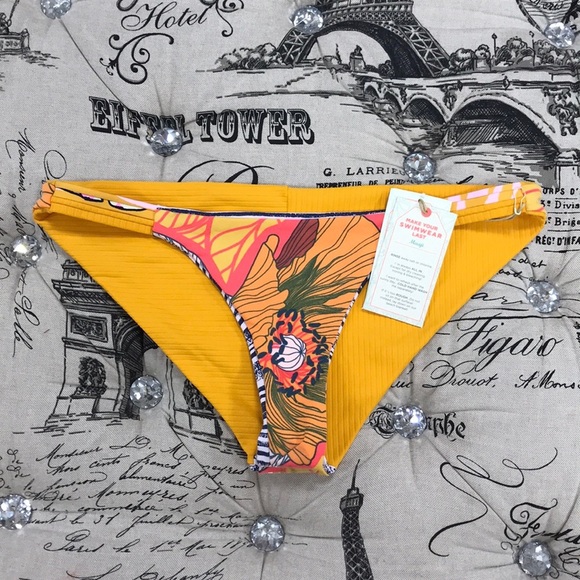 🎁 Maaji Split Reversible Bikini Bottoms - Picture 5 of 7